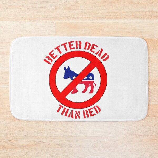 Item preview, Better Dead Than Red Democrat Donkey Anti Socialism designed and sold by funnytshirtemp.