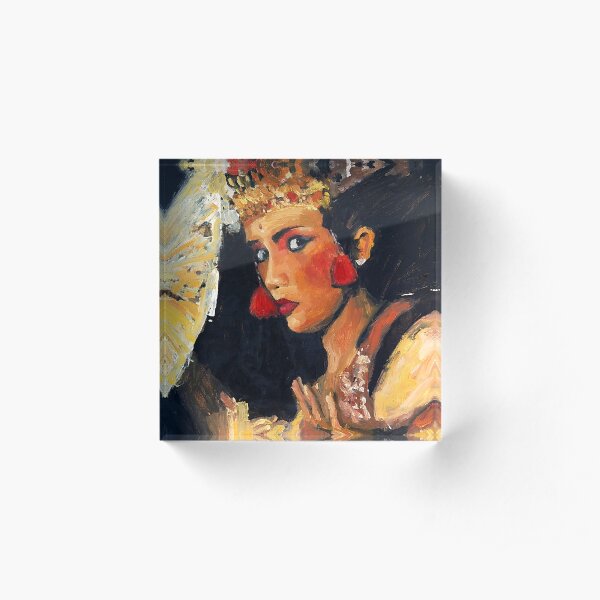 Legong Dancer Acrylic Block