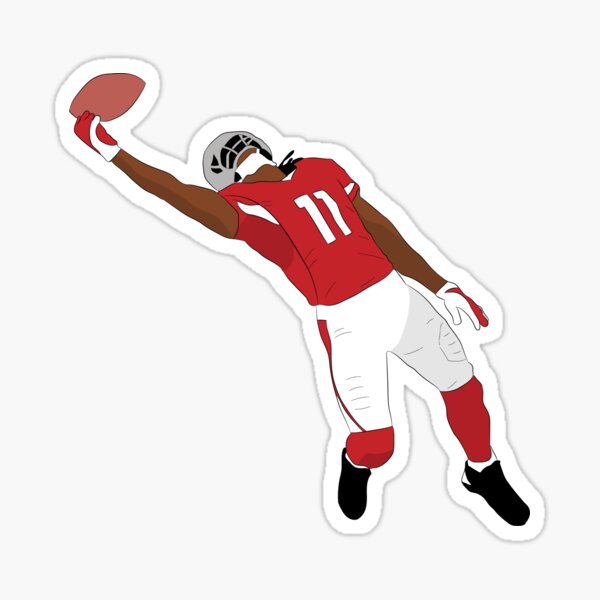 One Hand Football Catch Wall Decal