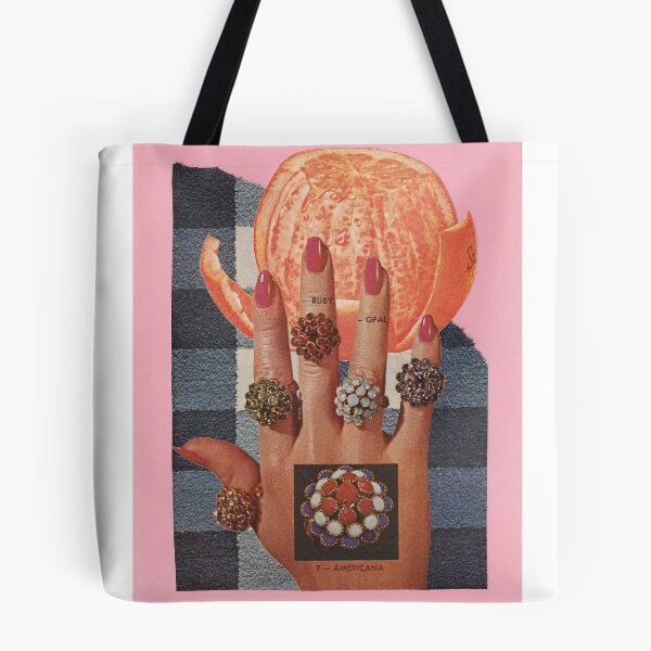 Item preview, collage, pink, orange, surrealism, new designed and sold by heymoe.