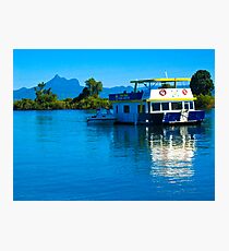 Living on the river Photographic Print