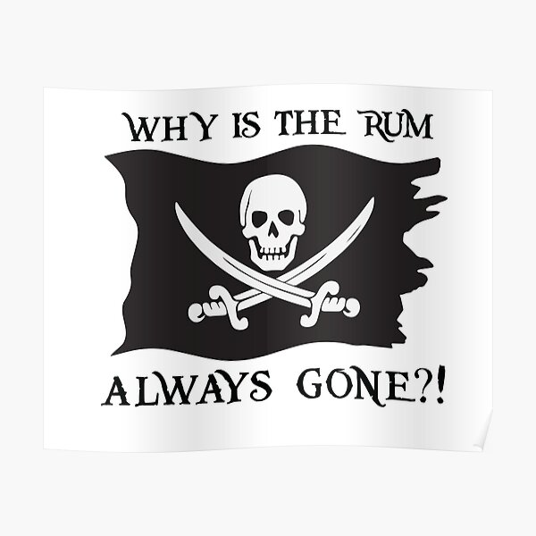 I'm the Reason the Rum is Always Gone Pirates of the 