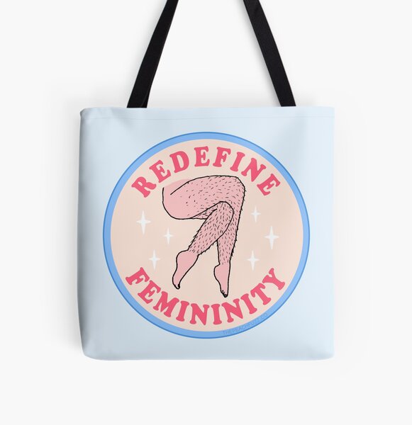 Redefine Femininity - The Peach Fuzz All Over Print Tote Bag
