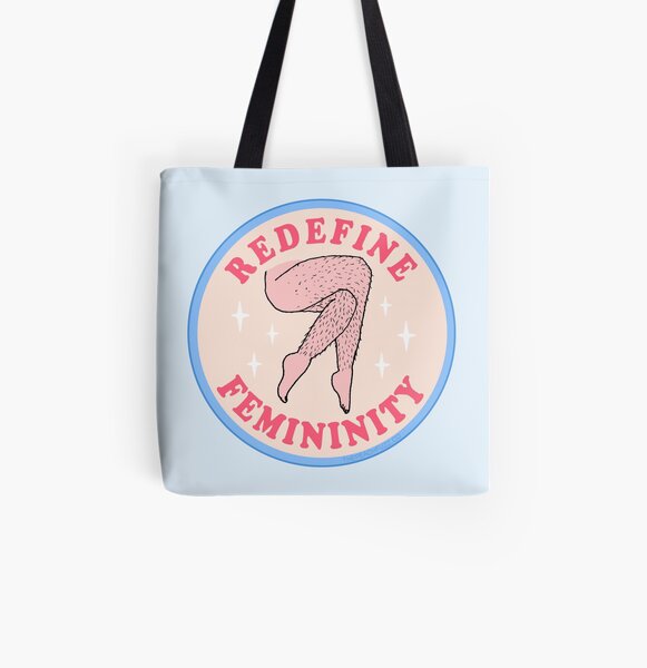 Redefine Femininity - The Peach Fuzz All Over Print Tote Bag