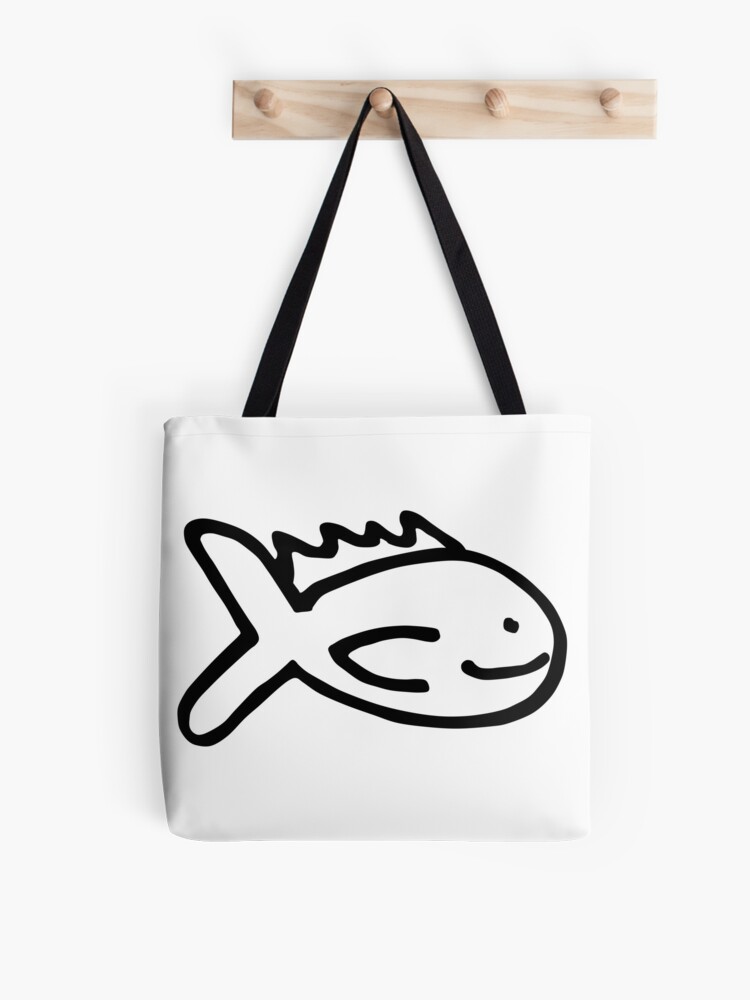 Fish drawing Tote Bag by m0311