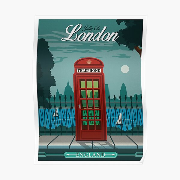 Affiche de voyage vintage - Londres Poster