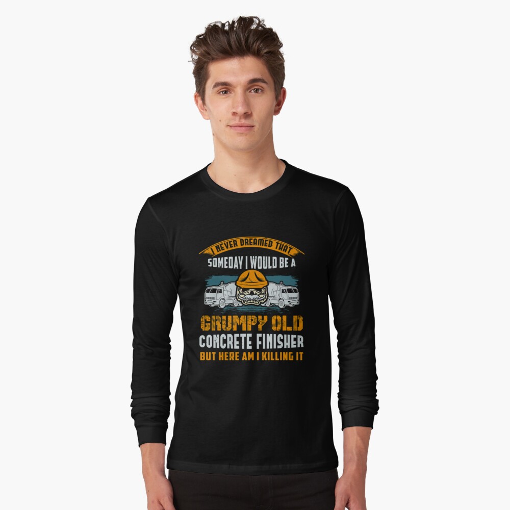 "Concrete Finisher Construction Worker Gift" Tshirt by UltimateTWorld