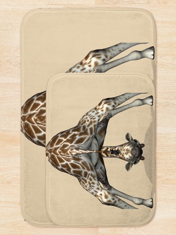 Alternate view of Childish Giraffe Bath Mat