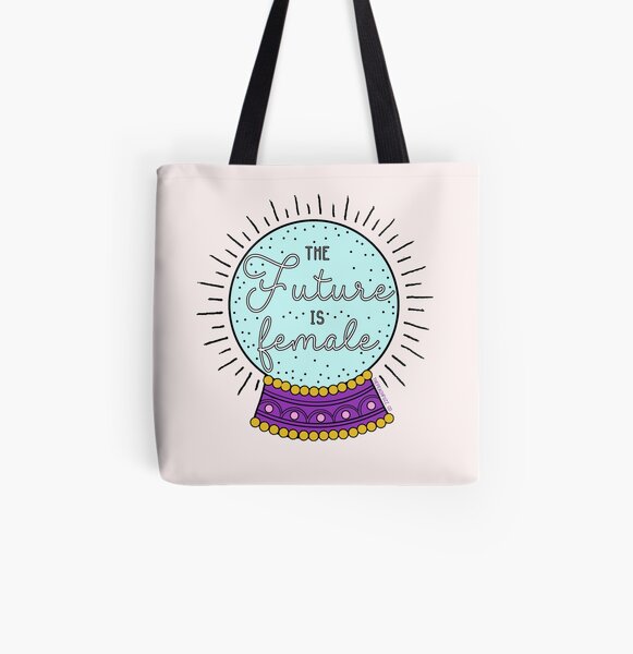 The Future Is Female - The Peach Fuzz All Over Print Tote Bag