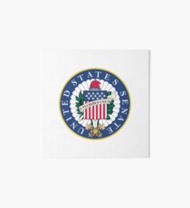 Seal of United States Senate Art Board Print