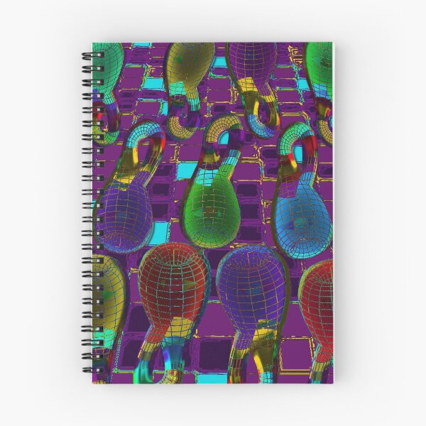 Item preview, "Klein Bottles - GEMTONES"© designed and sold by Lisa Clark - Thinker Collection STEM Art and MORE.