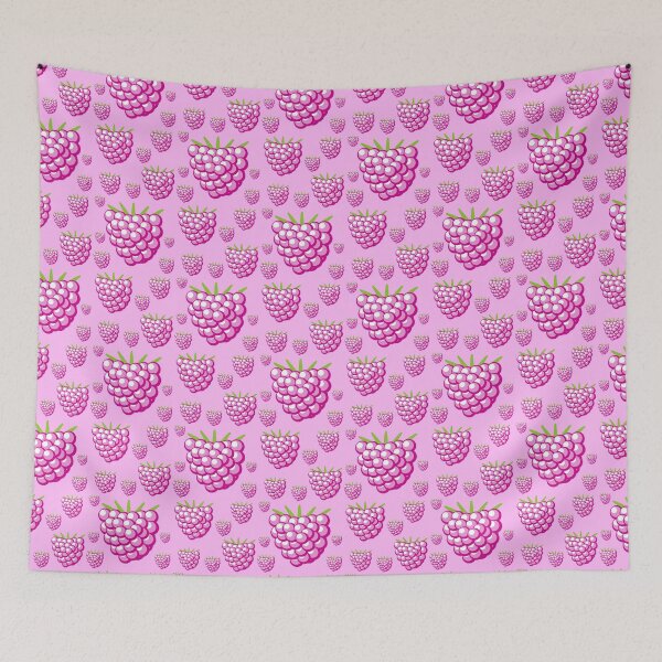 Item preview, pink raspberry pattern designed and sold by M-Lorentsson.