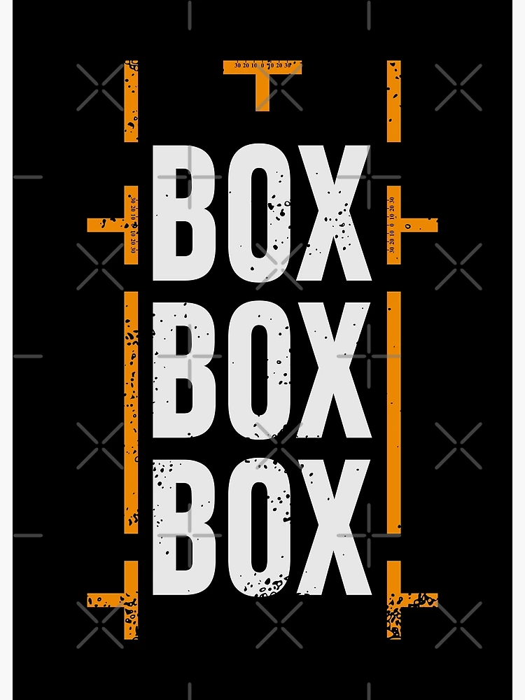 Box Box Box F1 Tyre Compound Design Sticker for Sale by David