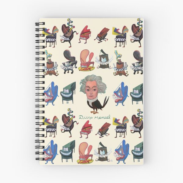 Item preview, Pianos and Beethoven bird 2 designed and sold by Diego Manuel Rodriguez.