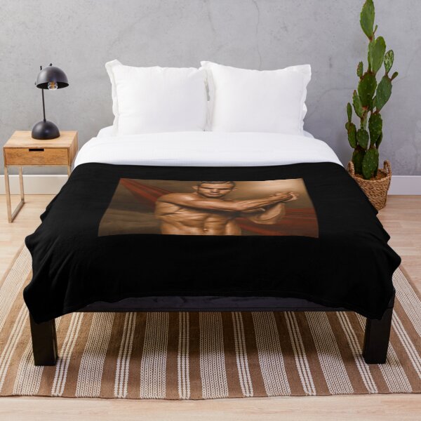 Young God Cory Throw Blanket
