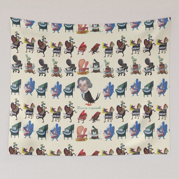 Item preview, Pianos and Beethoven bird  designed and sold by Diego Manuel Rodriguez.