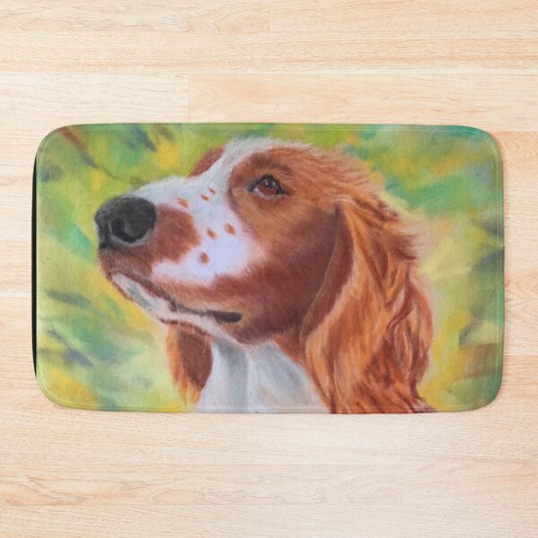 Item preview, Welsh Springer Spaniel Art designed and sold by Karen Harding Art and Illustration .