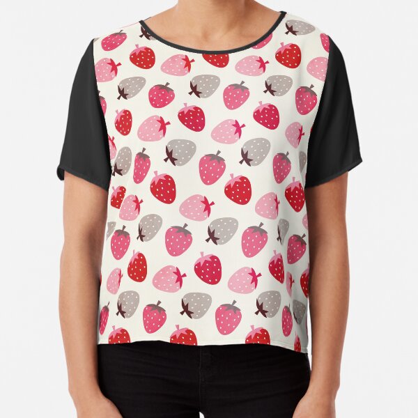 Strawberry Fields Chiffon Top