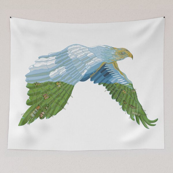 Item preview, Eagle Rare in the Sky... Original Art by Lisa Rotenberg designed and sold by Lisa Rotenberg.