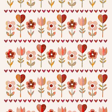 Artwork thumbnail, Love Garden - Vintage Colors by Daisy Beatrice