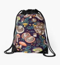 Dark dream forest Drawstring Bag