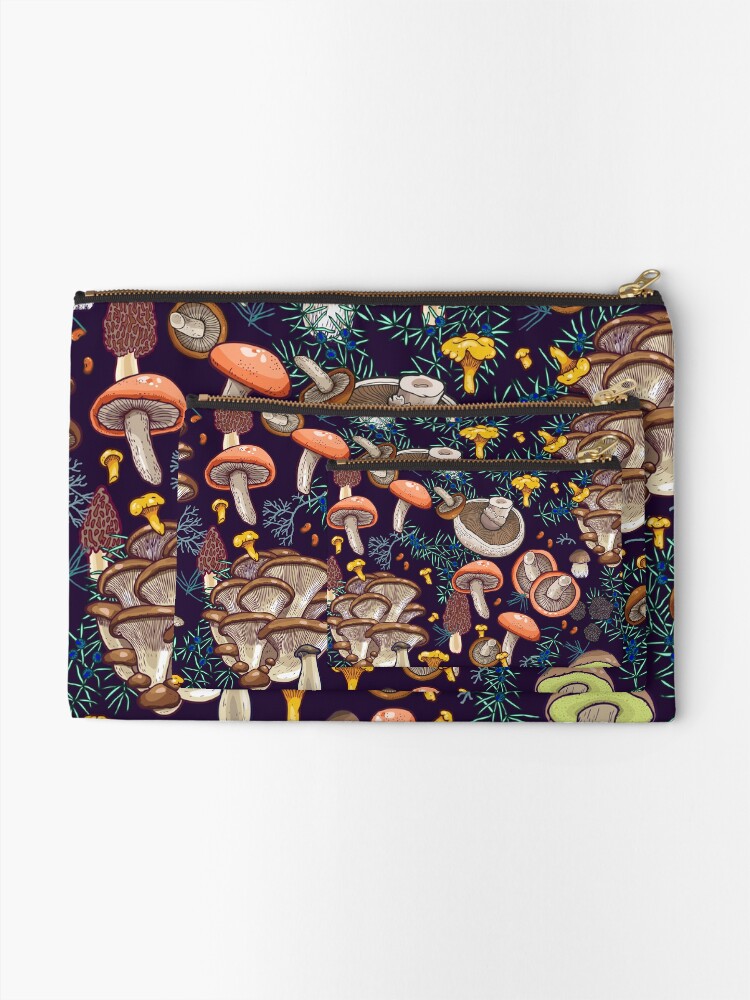 Alternate view of Dark dream forest Zipper Pouch