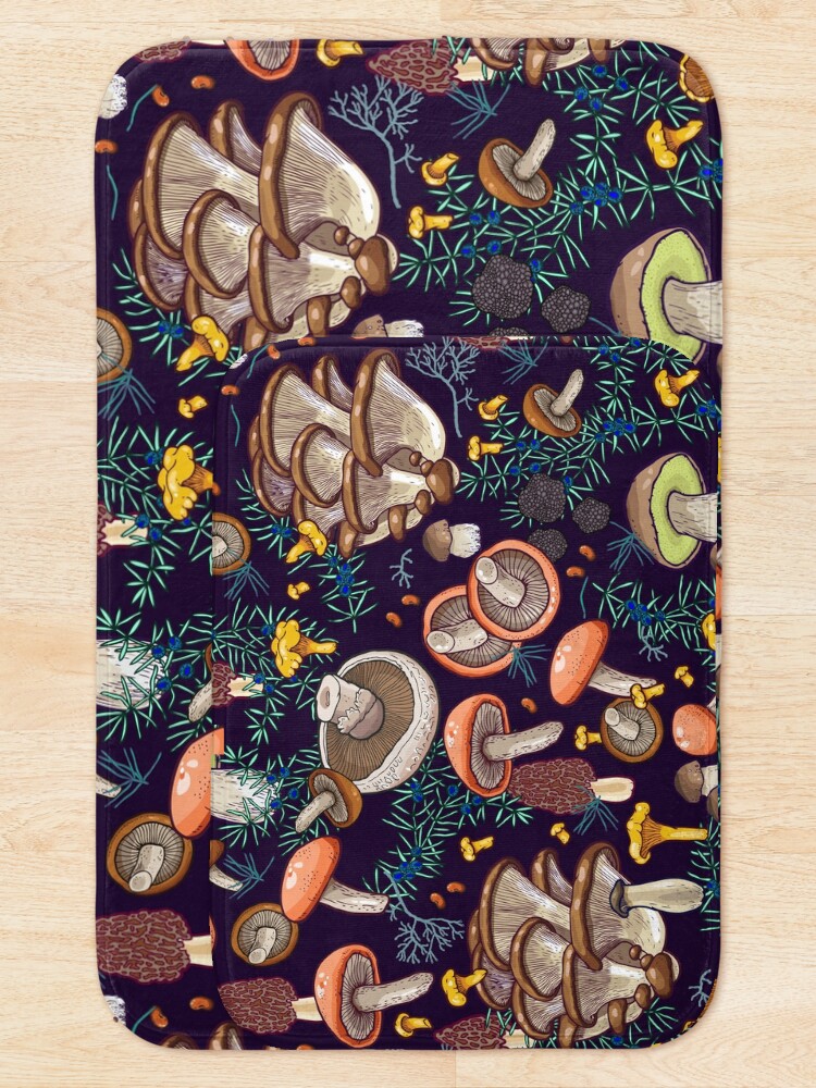 Alternate view of Dark dream forest Bath Mat