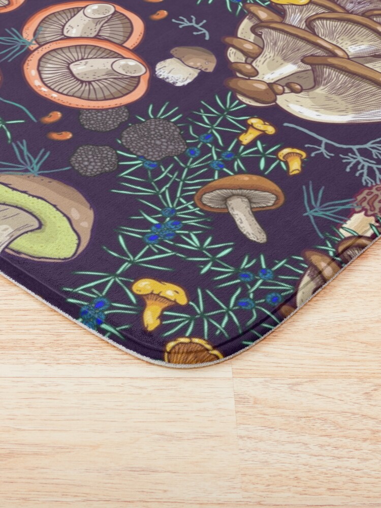 Alternate view of Dark dream forest Bath Mat