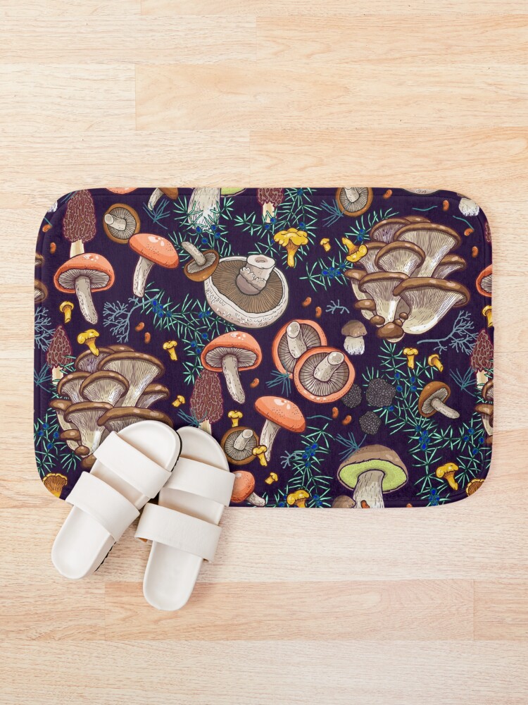 Alternate view of Dark dream forest Bath Mat