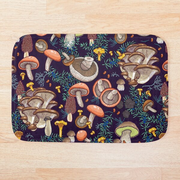 Dark dream forest Bath Mat