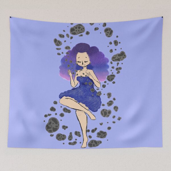Item preview, Asteroid Day Galaxy Gal by Yuuki G designed and sold by Yuuki G's Artsy Things.