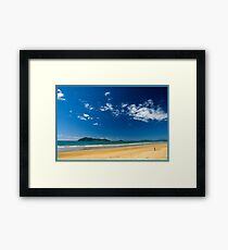 Sunny day,Dunk Island view. Framed Print