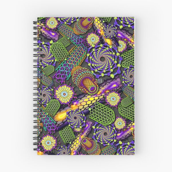 Item preview, "Nanotubes 1 - PURPLE"© designed and sold by Lisa Clark - Thinker Collection STEM Art and MORE.