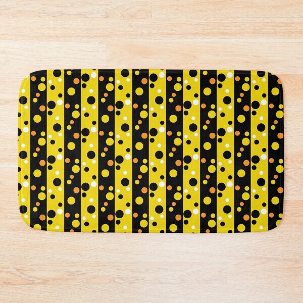 Item preview, cirkles and stripes yellow and black designed and sold by M-Lorentsson.