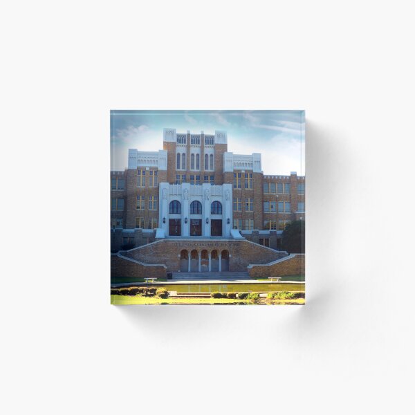 Central High School On A Glorious Day Acrylic Block