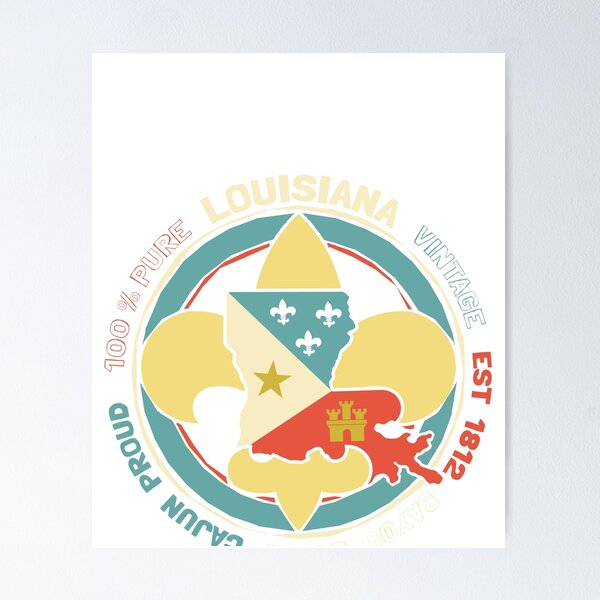 Louisiana Toiletry Bag Cajun Navy Louisiana Map Art Cajun Art 