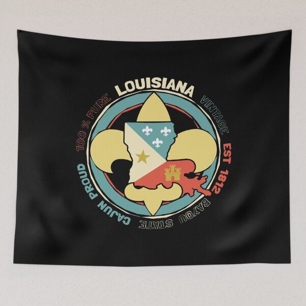 Item preview, Louisiana Vintage Est 1812 Cajun Proud 100% Pure designed and sold by miworldapparel.