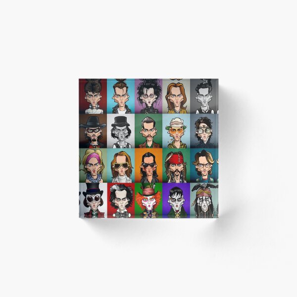 Here's Johnny! Acrylic Block