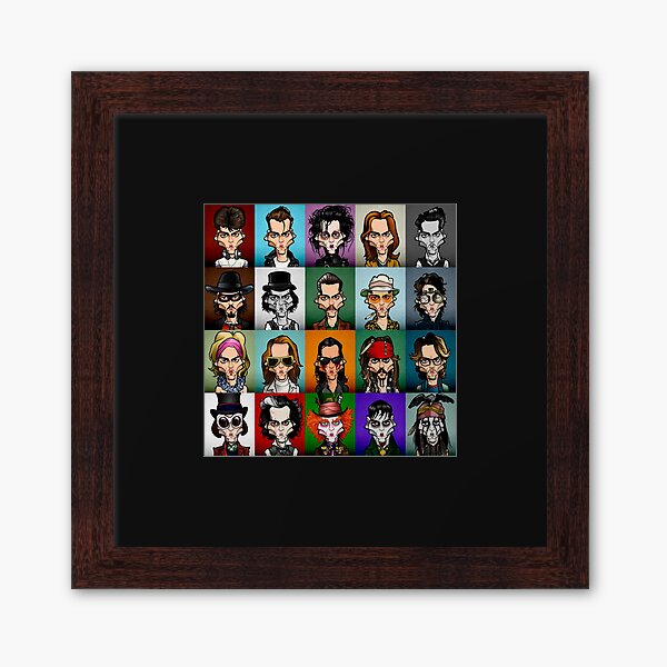 Here's Johnny! Framed Art Print