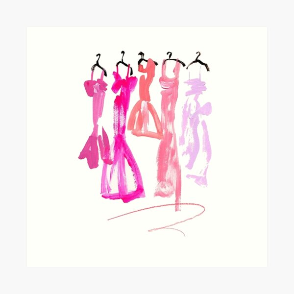Dresses Art Print