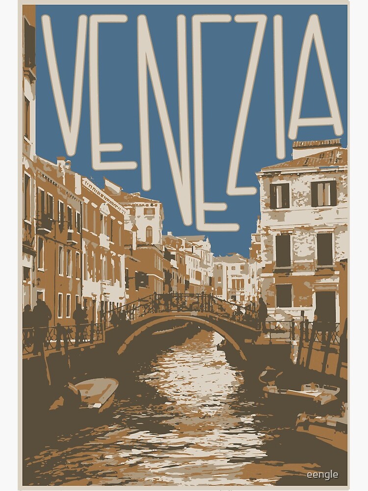 &ldquo;Venice Vintage Postcard&rdquo; Photographic Print by eengle | Redbubble