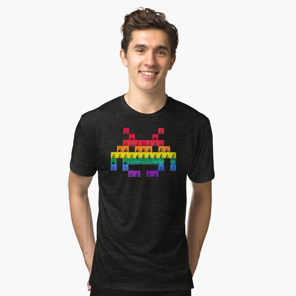 Disk Space Invader Tri-blend T-Shirt