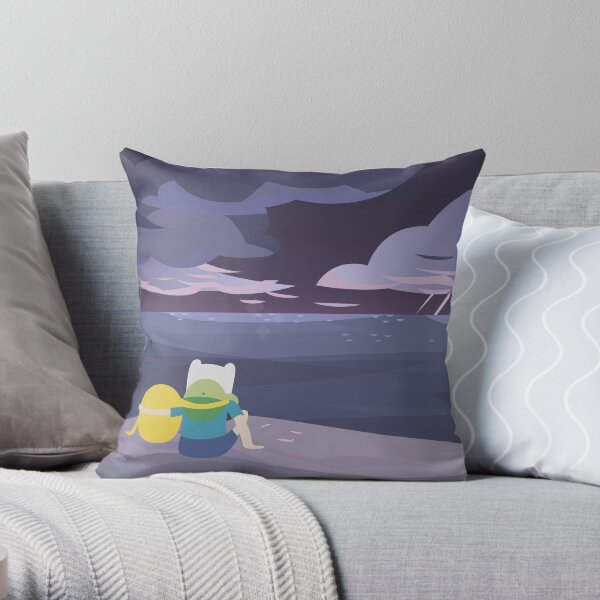 Storm Watching (Adventure Time) Throw Pillow