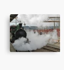 Steam Loco Y 112 On The Platform Canvas Print
