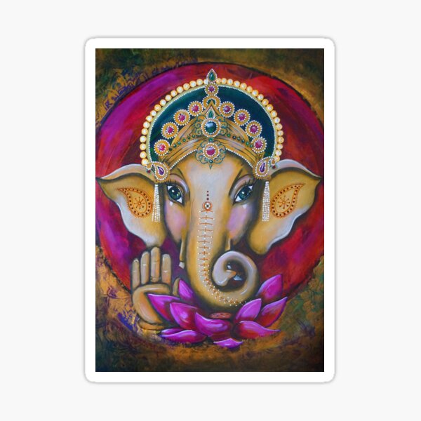 Ganesha A3 Sticker