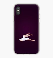 Black Ballerina in white dress iPhone Case
