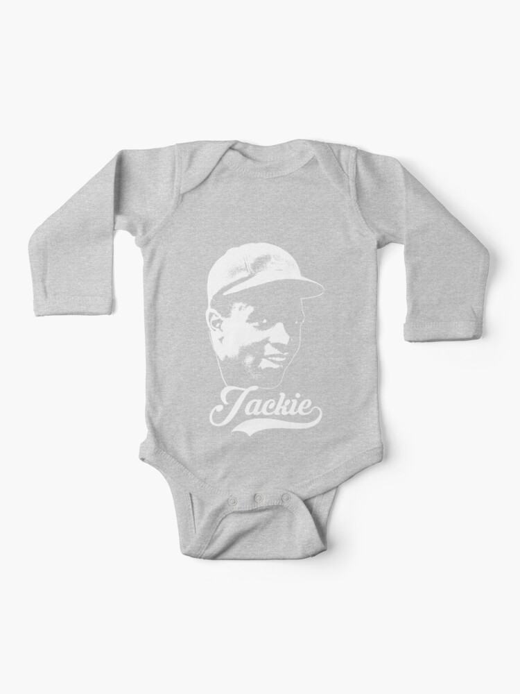 Jackie The White Stencil Baby One Piece By Fontastic Redbubble