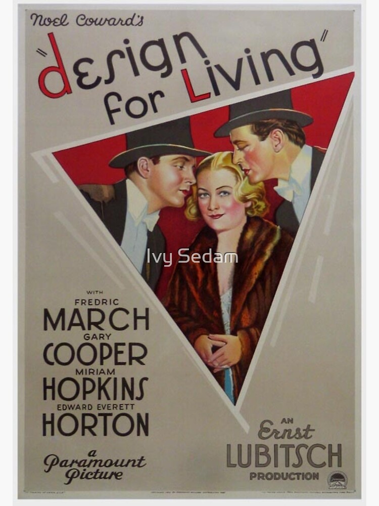 "design For Living" Poster By Mowpiper33 | Redbubble