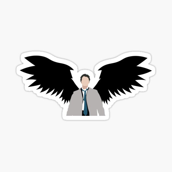 With Wings-Supernatural Sticker