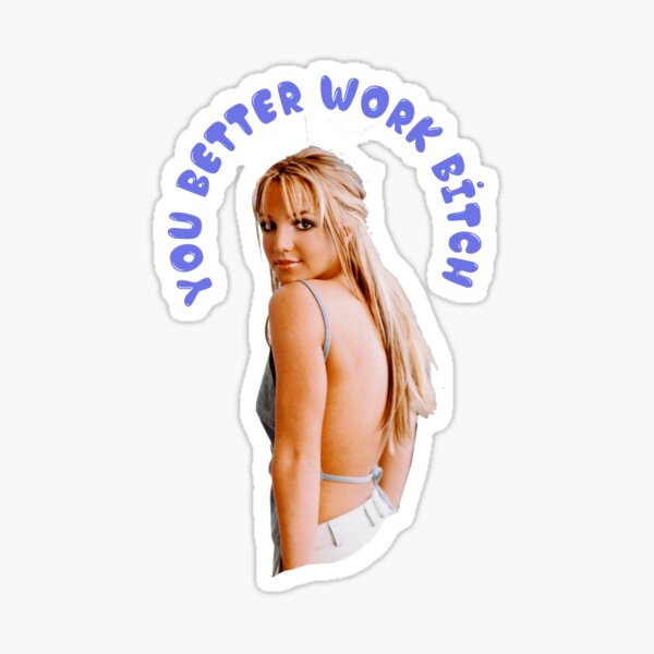 britney fan art Sticker
